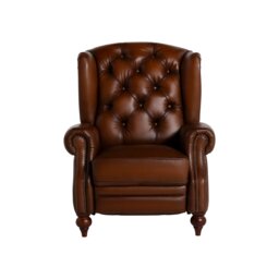 Ullswater Power Recliner Wing Recliner Chair Sofa, Brown Leather - Barker & Stonehouse - thumbnail 2
