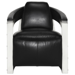 Timothy Oulton Mars Armchair Mk3, Black Leather - Barker & Stonehouse - thumbnail 4
