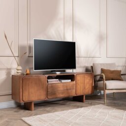 Zerina TV Unit 175x44x65, Acacia Wood - Barker & Stonehouse - thumbnail 2