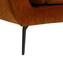 Boone Armchair, Orange Velvet - Barker & Stonehouse - thumbnail 6