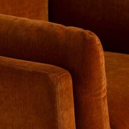 Boone Armchair, Orange Velvet - Barker & Stonehouse - thumbnail 5