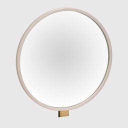 Lucia Gallery Mirror, Round Wood - Barker & Stonehouse