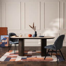 Kita Fixed Dining Table, Round, Wood - 180cm - Barker & Stonehouse - thumbnail 2