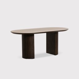 Kita Fixed Dining Table, Round, Wood - 180cm - Barker & Stonehouse