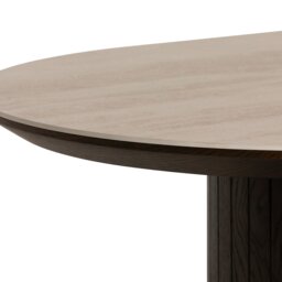 Kita Fixed Dining Table, Round, Wood - 180cm - Barker & Stonehouse - thumbnail 4