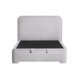 Tilbury Double Bed & Curved Headboard, Grey Fabric - Barker & Stonehouse - thumbnail 3