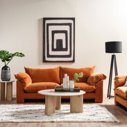 Fuji Coffee Table, Round, Neutral Wood - Barker & Stonehouse - thumbnail 2