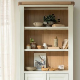 Witney Storage Bookcase 90X30X185Cm, Neutral Wood - Barker & Stonehouse - thumbnail 2
