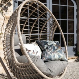 Castello Hanging Chair, Grey - Barker & Stonehouse - thumbnail 3