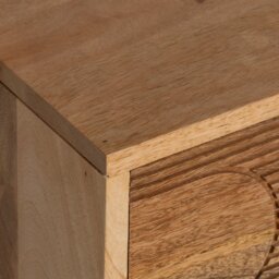Zuberi Bedside Table 40X40X62Cm, Neutral Wood - Barker & Stonehouse - thumbnail 5