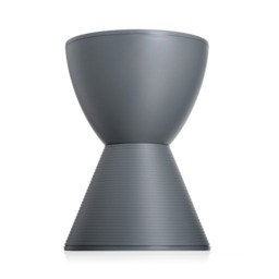 Kartell Prince Aha Stool, Grey Plastic - Barker & Stonehouse - thumbnail 2