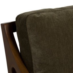 Ambrosio Accent Armchair, Green Fabric - Barker & Stonehouse - thumbnail 5