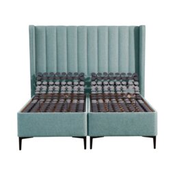 Tempur Suffolk King Slim Disc Adj Divan Bed, Teal Fabric - Barker & Stonehouse - thumbnail 3