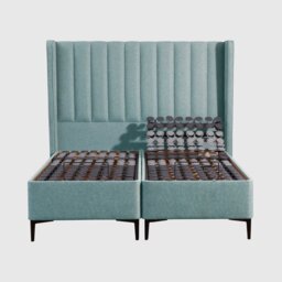 Tempur Suffolk King Slim Disc Adj Divan Bed, Teal Fabric - Barker & Stonehouse - thumbnail 2