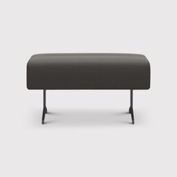Stressless Stella Large Ottoman, Grey Leather - Barker & Stonehouse