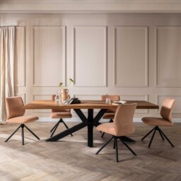 Faulkner Dining Chair, Brown - Barker & Stonehouse - thumbnail 3