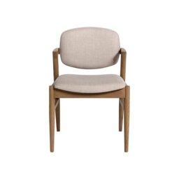 Fleming Dining Chair, Neutral Fabric - Barker & Stonehouse - thumbnail 4