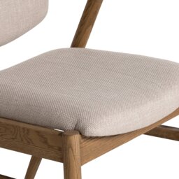Fleming Dining Chair, Neutral Fabric - Barker & Stonehouse - thumbnail 6