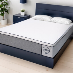 Gracie Double Size Mattress 135x190cm, White Fabric - Barker & Stonehouse - thumbnail 2
