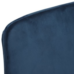 Beckton Leisure Swivel Dining Chair, Blue Velvet - Barker & Stonehouse - thumbnail 5