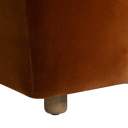 Lavinia 2.5 Seater Sofa, Orange Fabric - Barker & Stonehouse - thumbnail 6