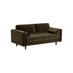 Hemingway Large 2 Seater Sofa, Green Velvet - Barker & Stonehouse - thumbnail 4