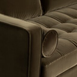 Hemingway Large 2 Seater Sofa, Green Velvet - Barker & Stonehouse - thumbnail 5