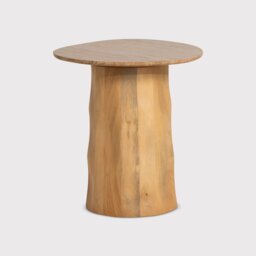 Rodin Organic Shape Side Table 45x40x50cm, Round, Neutral Wood - Barker & Stonehouse - thumbnail 1