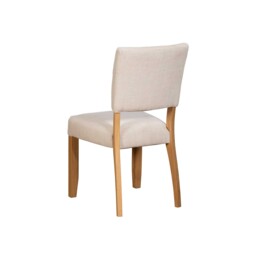 Witney Fully Upholstered Dining Chair 48X60X93cm, Neutral Fabric - Barker & Stonehouse - thumbnail 5