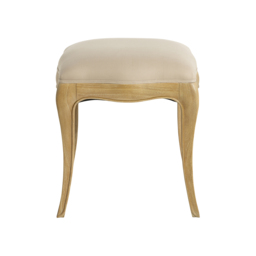Cecile Upholstered Stool, Neutral Wood - Barker & Stonehouse - thumbnail 3
