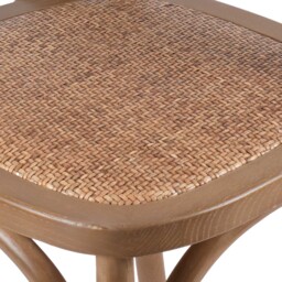 Reims Dining Chair 50x54x89cm, Brown Rattan - Barker & Stonehouse - thumbnail 5