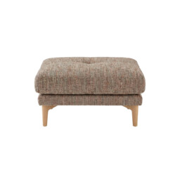 Ercol Aosta Footstool, Brown Fabric - Barker & Stonehouse - thumbnail 2