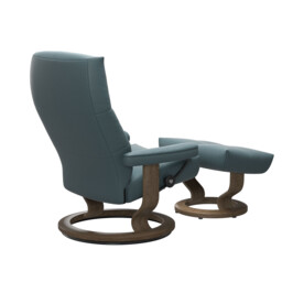 Stressless David Small Classic Recliner Chair & Footstool Leather - Barker & Stonehouse - thumbnail 3