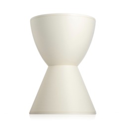 Kartell Prince Aha Stool, White Plastic - Barker & Stonehouse - thumbnail 2