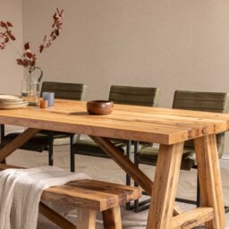 Pure Furniture Canterbury Dining Table 240cm, Brown Oak - Barker & Stonehouse - thumbnail 5