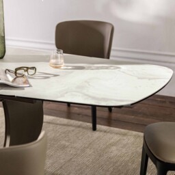 Corvus Extension Table 220/320X100X76Cm, Grey Ceramic - Barker & Stonehouse - thumbnail 3