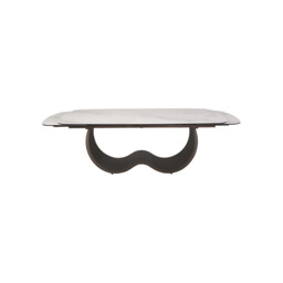 Corvus Extension Table 220/320X100X76Cm, Grey Ceramic - Barker & Stonehouse - thumbnail 5