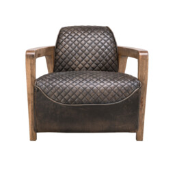 Timothy Oulton Wildcat Armchair, Brown Leather - Barker & Stonehouse - thumbnail 3