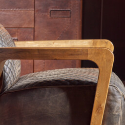Timothy Oulton Wildcat Armchair, Brown Leather - Barker & Stonehouse - thumbnail 5