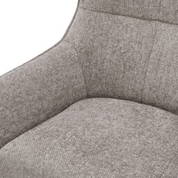 Draycott Khaki Swivel Armchair, Grey Fabric - Barker & Stonehouse - thumbnail 4
