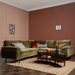 Bowes Large Corner Sofa, Green Fabric - Barker & Stonehouse - thumbnail 2