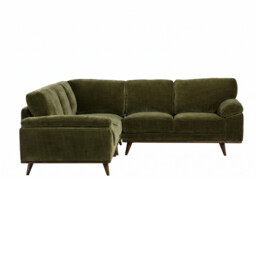 Bowes Large Corner Sofa, Green Fabric - Barker & Stonehouse - thumbnail 3