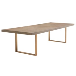 Eichholtz Remington Dining Table 300x115cm Washed Oak Veneer, Neutral Wood - Barker & Stonehouse - thumbnail 2