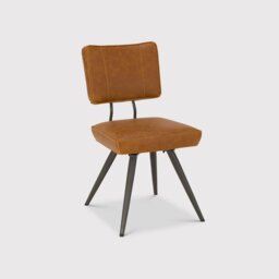 Sawyer Swivel Dining Chair, Brown - Barker & Stonehouse - thumbnail 2