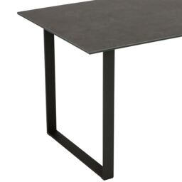 Belize Dining Table 135cm, Black Ceramic - Barker & Stonehouse - thumbnail 3