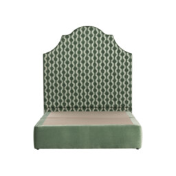 Linwood Abbotsford King Divan Bed Base, Green Velvet - Barker & Stonehouse - thumbnail 3