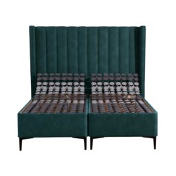 Tempur Suffolk King Slim Disc Adj Divan Bed, Navy Velvet - Barker & Stonehouse - thumbnail 3