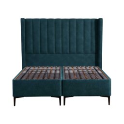 Tempur Suffolk King Slim Disc Adj Divan Bed, Navy Velvet - Barker & Stonehouse - thumbnail 4