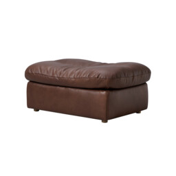 Timothy Oulton Lush Sectional Footstool, Brown Leather - Barker & Stonehouse - thumbnail 6