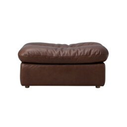 Timothy Oulton Lush Sectional Footstool, Brown Leather - Barker & Stonehouse - thumbnail 3